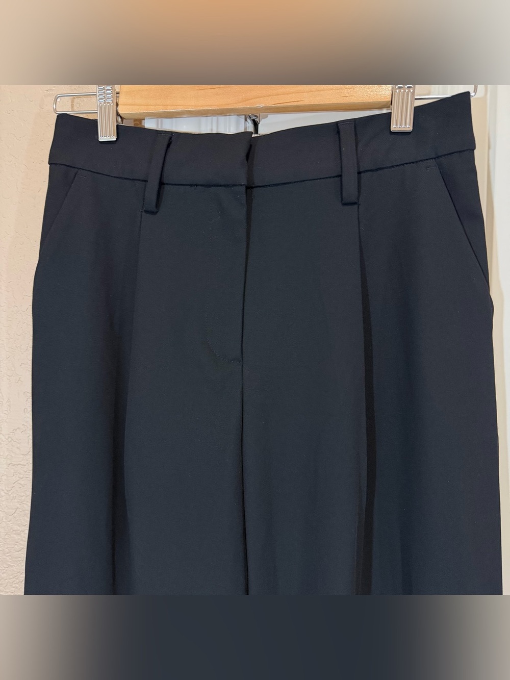 Reformation Black Wide Leg Pants - Picture 3 of 13